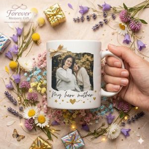 Ly sứ in ảnh theo yêu cầu làm quà tặng Forever Memory Gift