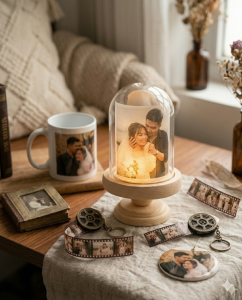 đèn ngủ in ảnh theo yêu cầu, móc khóa cuộn film và quà tặng kỷ niệm cá nhân hóa sắc nét - Forever Memory Gift